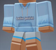 tasties pastries blue hoodie